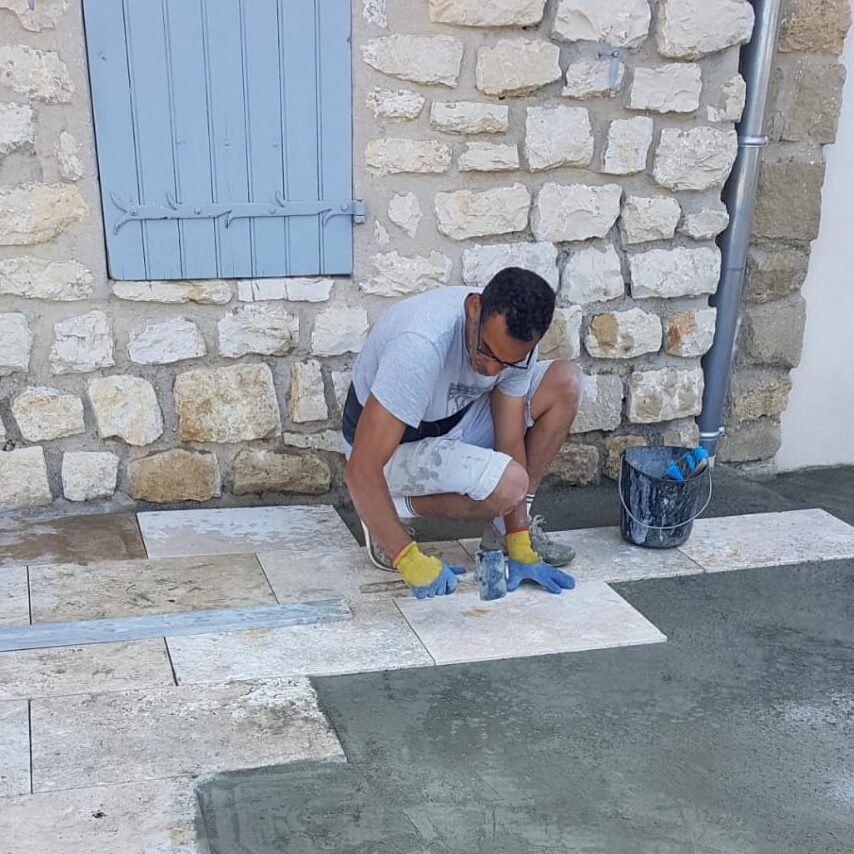 Pose carrelage vers Aix en Provence